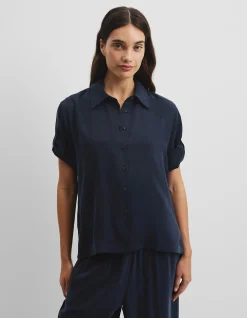 Short Sleeve Cupro Shirt