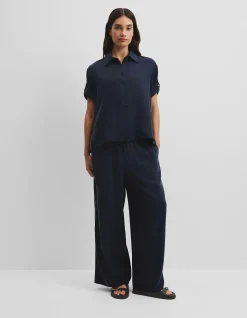 Short Sleeve Cupro Shirt