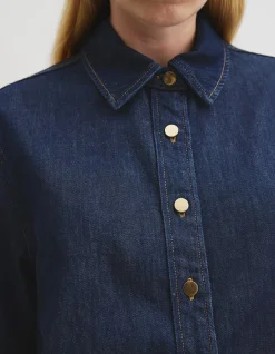 Short Sleeve Denim Shirt