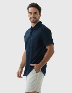 SHORT SLEEVE LINEN SHIRT
