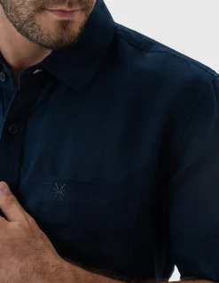 SHORT SLEEVE LINEN SHIRT