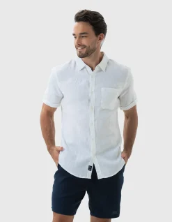 SHORT SLEEVE LINEN SHIRT