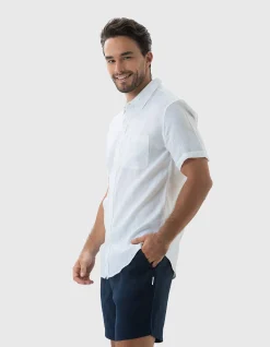 SHORT SLEEVE LINEN SHIRT
