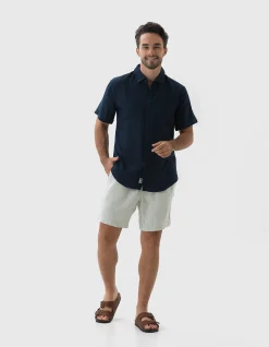 SHORT SLEEVE LINEN SHIRT