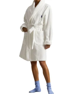 SHORT PRINTED BACK ROBE - BEAR