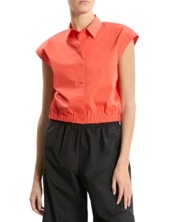 Short Sleeve Crop Shirt