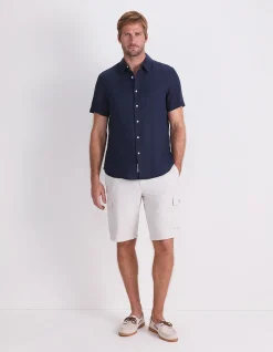 SHORT SLEEVE LINEN SHIRT