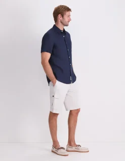 SHORT SLEEVE LINEN SHIRT