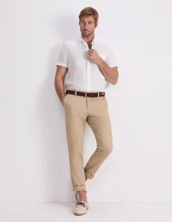 SHORT SLEEVE LINEN SHIRT