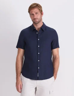 SHORT SLEEVE LINEN SHIRT