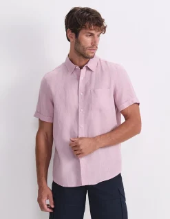 SHORT SLEEVE LINEN SHIRT