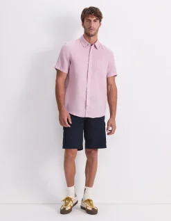 SHORT SLEEVE LINEN SHIRT