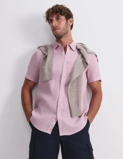 SHORT SLEEVE LINEN SHIRT