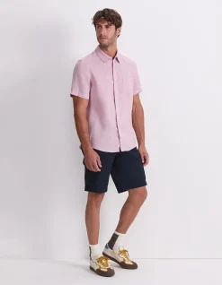 SHORT SLEEVE LINEN SHIRT