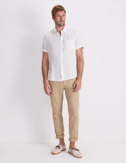 SHORT SLEEVE LINEN SHIRT