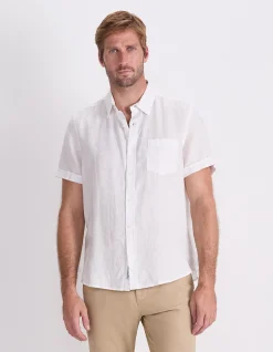SHORT SLEEVE LINEN SHIRT