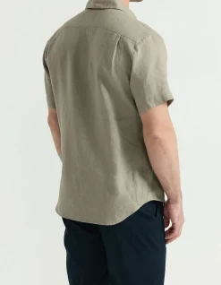 SHORT SLEEVE LINEN SHIRT