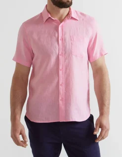 SHORT SLEEVE LINEN SHIRT