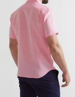 SHORT SLEEVE LINEN SHIRT