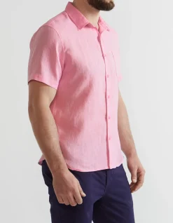 SHORT SLEEVE LINEN SHIRT