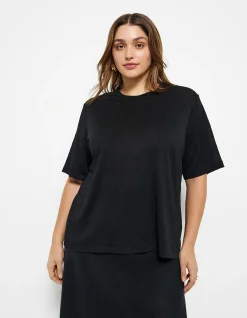 SHORT SLEEVE LINEN TEE