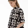 Short Sleeve Printed Linen Shirt