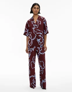 Short Sleeve Satin Shirt