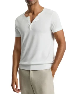 SHORT SLEEVE TECH YARN HENLEY