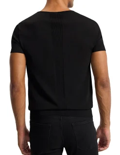 SHORT SLEEVE TECH YARN HENLEY