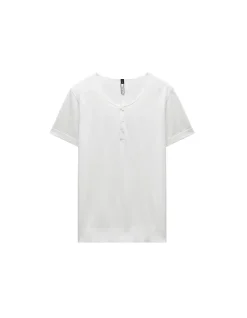 SHORT SLEEVE TECH YARN HENLEY