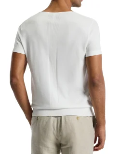 SHORT SLEEVE TECH YARN HENLEY