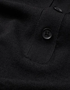 SHORT SLEEVE TECH YARN HENLEY