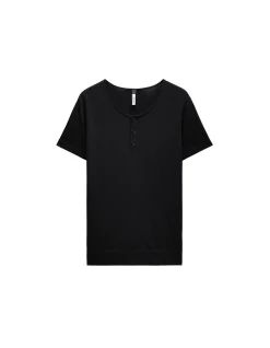 SHORT SLEEVE TECH YARN HENLEY
