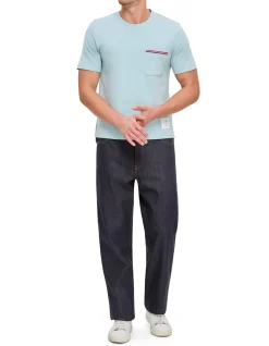 SHORT SLEEVE TSHIRT WITH RWB POCKET