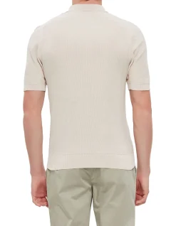 Short Sleeve 1/4 Zip Polo Shirt