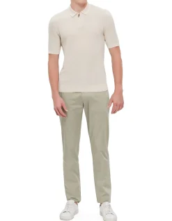 Short Sleeve 1/4 Zip Polo Shirt