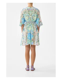 SHORT WAISTED DRESS