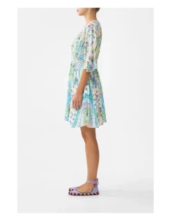 SHORT WAISTED DRESS