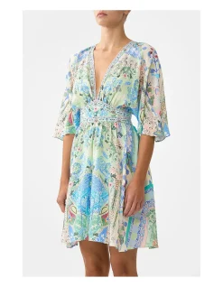 SHORT WAISTED DRESS