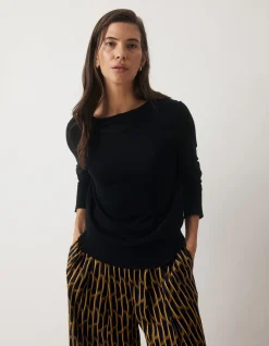 SIDNEY DRAPED BACK JUMPER