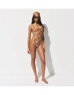 SIGNATURE SWIM SCOOP NECK ONEPIECE