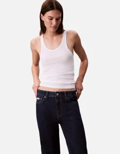 Signature 90s Straight True Indigo Cotton Jeans