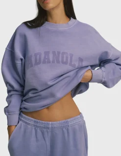 Signature Washed Oversized Sweatshirt