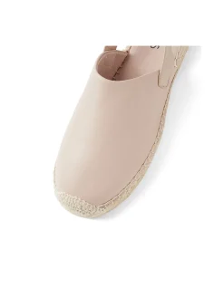 Sikka Stone Leather Slingback Espadrille Sandals