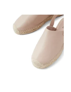 Sikka Stone Leather Slingback Espadrille Sandals