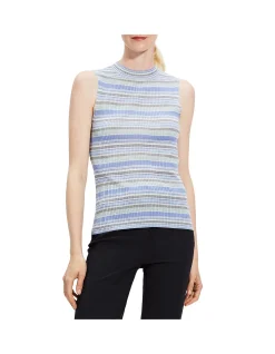Silk Mock Neck Tank
