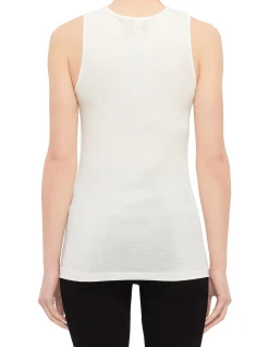 Silk Wool Vest W/Floral Lace