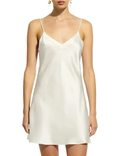 silk chemise v neck