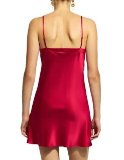 silk chemise v neck