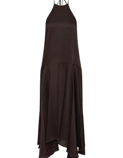 Silk Handkerchief Halter Dress